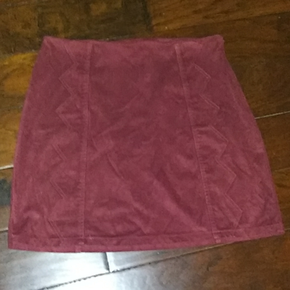 Suede Skirt
